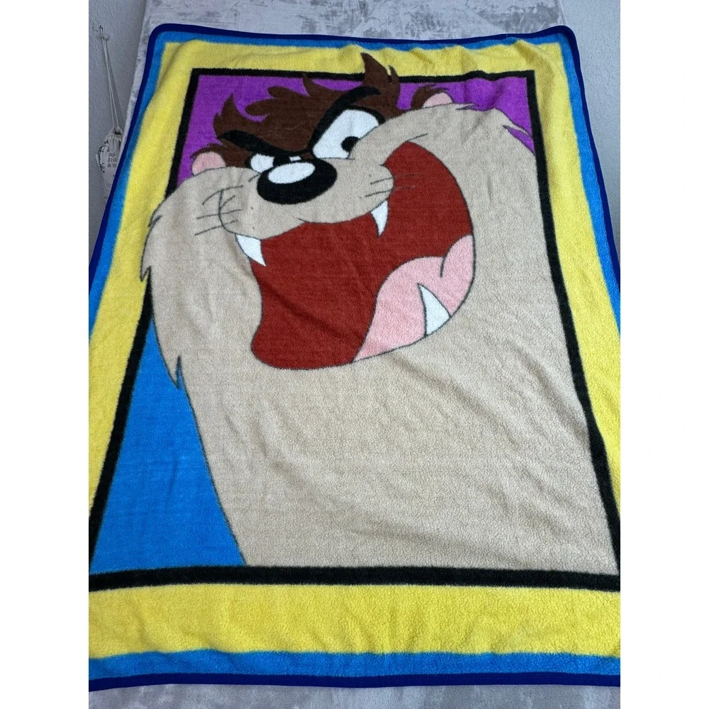 Looney Tunes Tazmania Devil Fleece Blanket Throw‎ Looney Tunes Character
